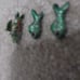Cloissonne' vintage fish beads