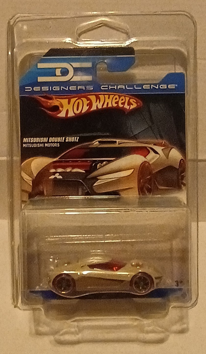 Rare Designers Challenge Hot wheels Double Shotz FREE shipping in a protector