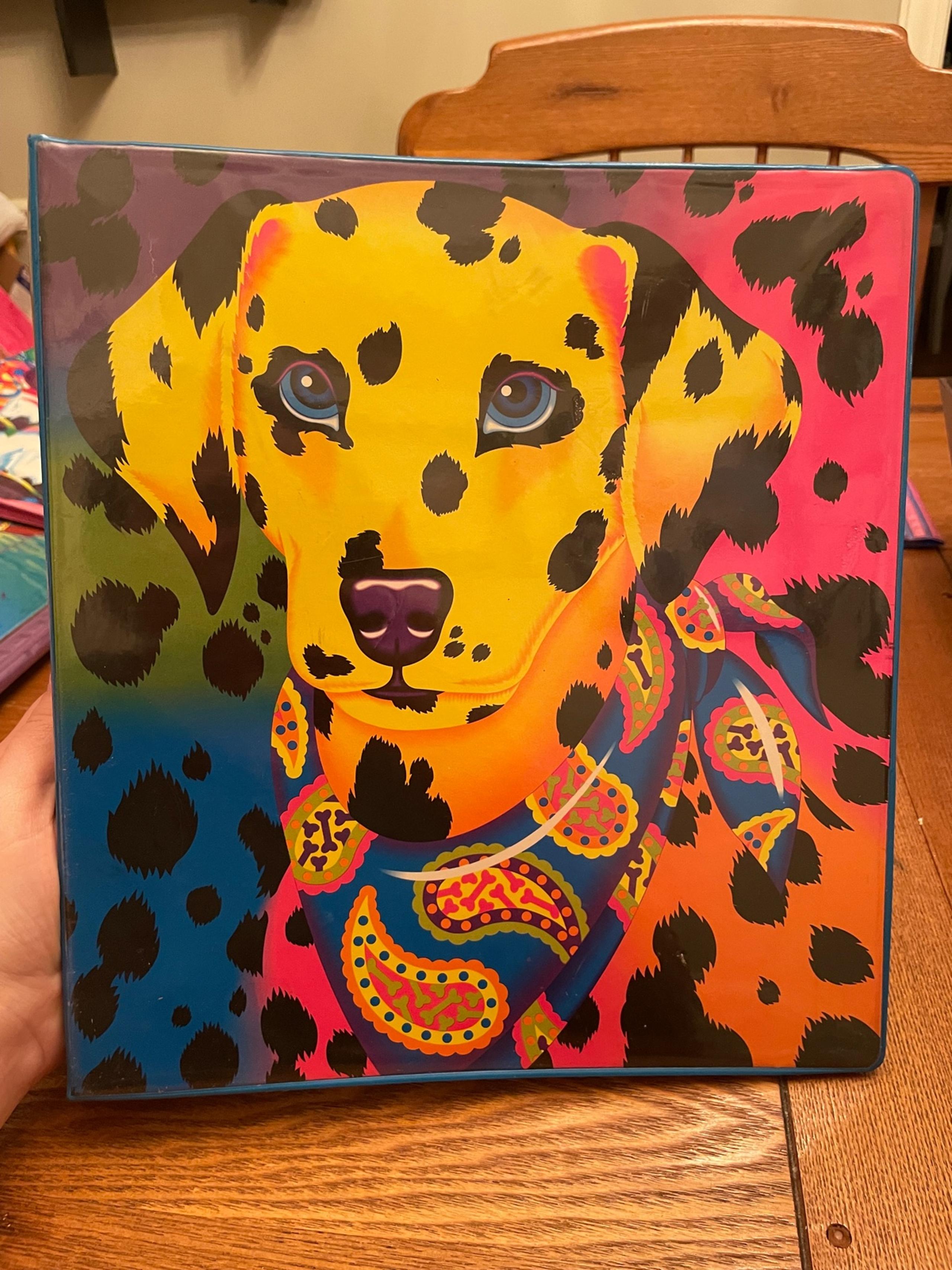 Lisa Frank vintage binder