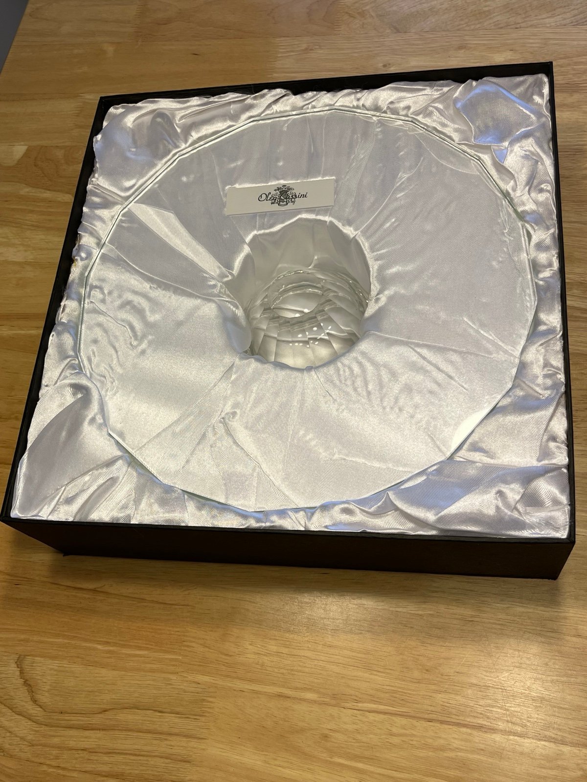 Oleg Cassini Vintage Crystal Cake Stand