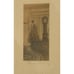 Framed Wallace Nutting Colorized Photo Print Woman Rugs Grandfather Clock