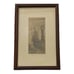Framed Wallace Nutting Colorized Photo Print Woman Rugs Grandfather Clock