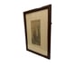 Framed Wallace Nutting Colorized Photo Print Woman Rugs Grandfather Clock