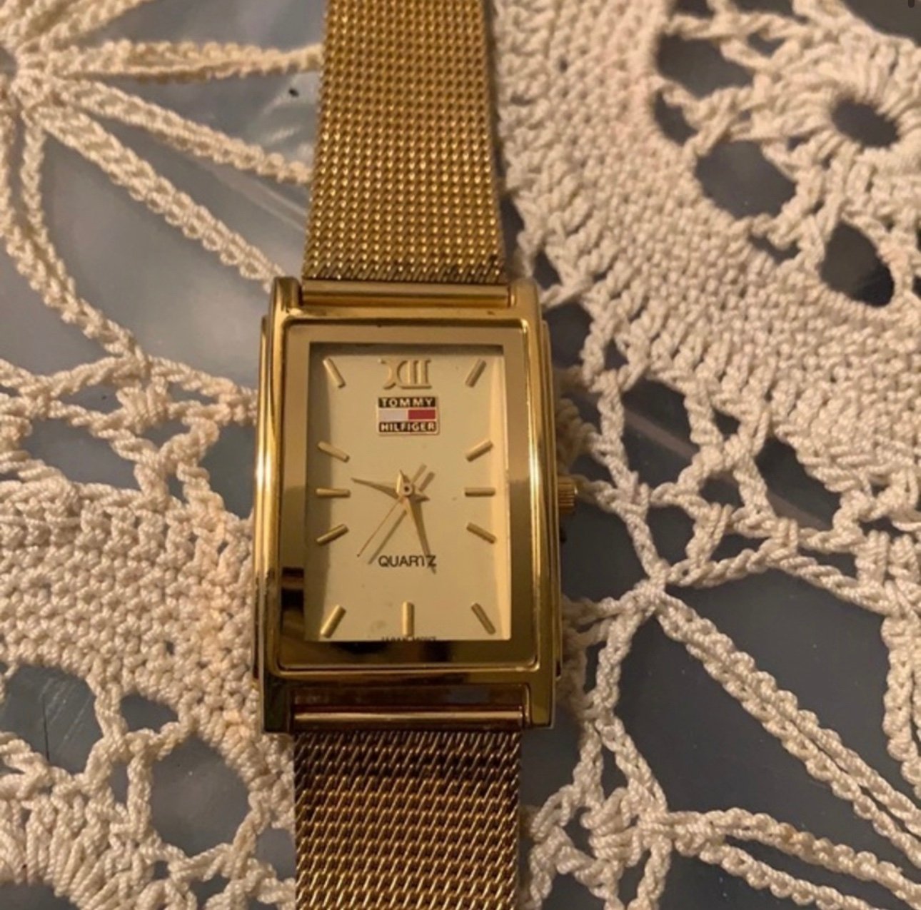 Tommy Hilfiger Gold Toned Watch read below RARE