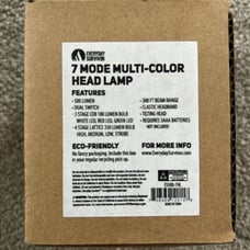 Multi-Colored Head Lamp