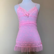 VS VINTAGE the lacie all over lace lingerie slip