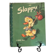 Vintage 1946 Slappy Book by Elsie Church, A Bonnie Book, HC, DJ