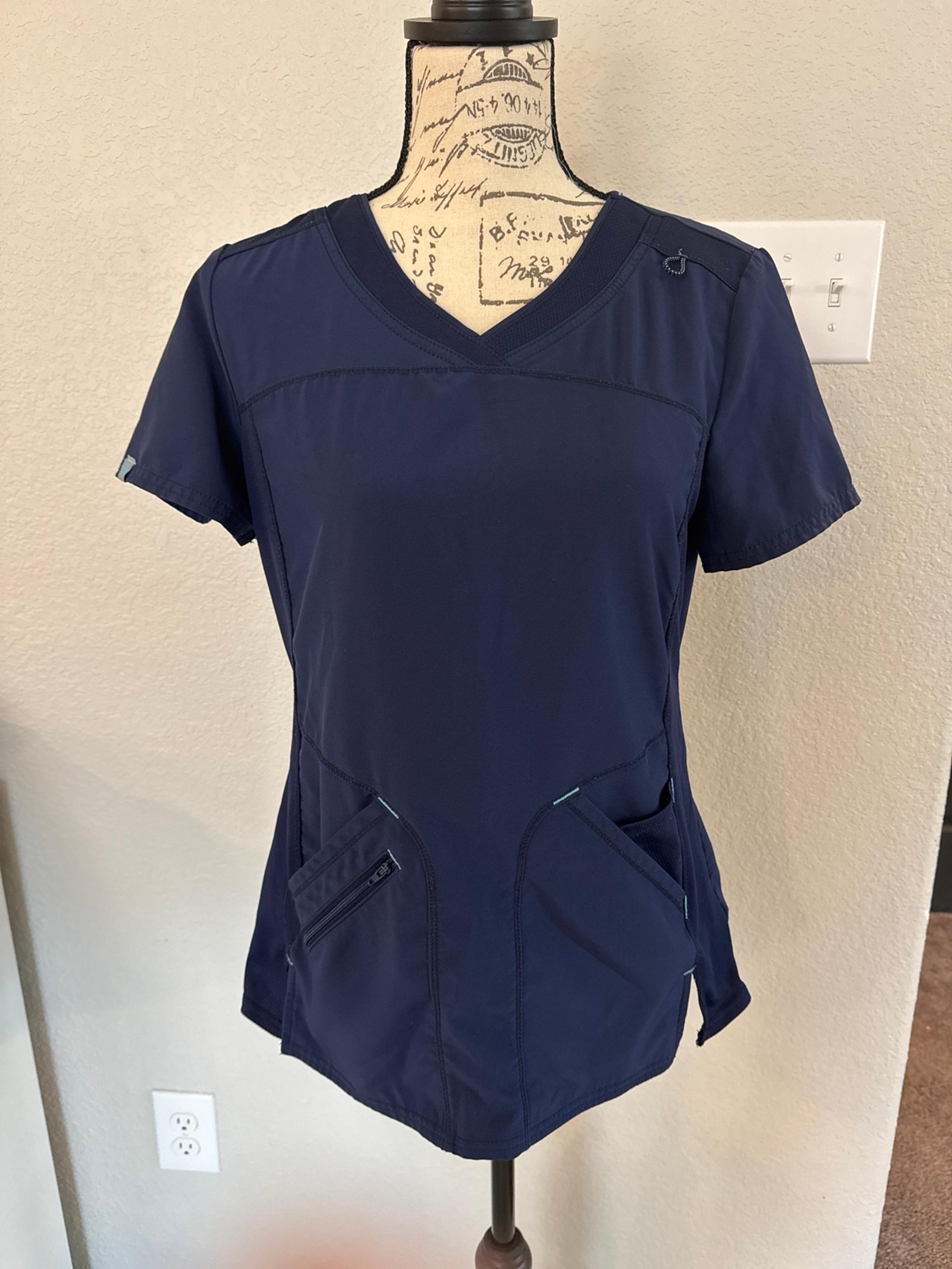 ScrubStar Navy Blue size Small scrub top