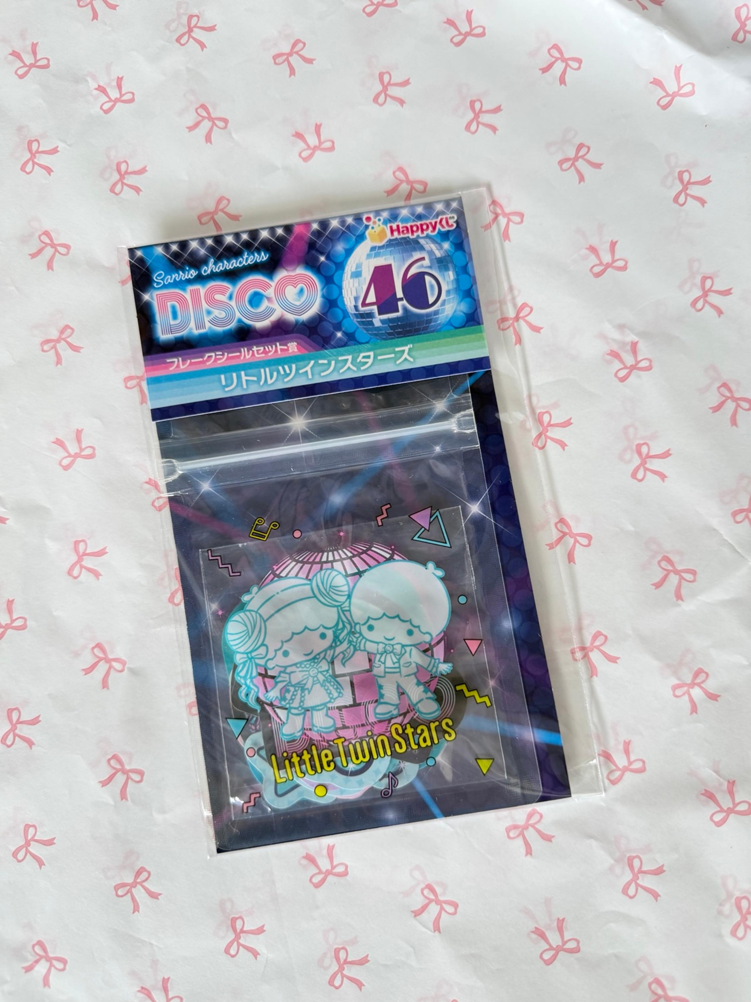 Little Twin Stars Disco Flake Sticker Pack - Sanrio