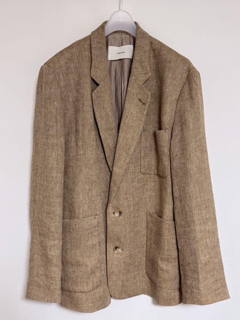 TODAYFUL Boyfriend Linen Jacket Size 38