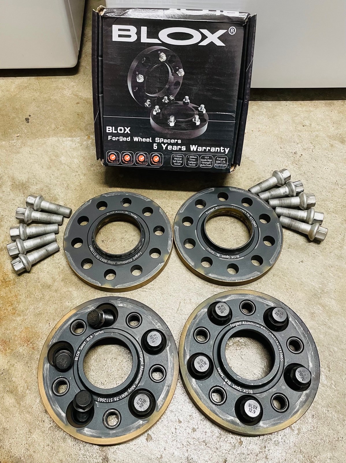 Forged Aluminum Wheel Spacers 5x112 15mm 25mm 2 each BMW Audi Benz Porsche VW