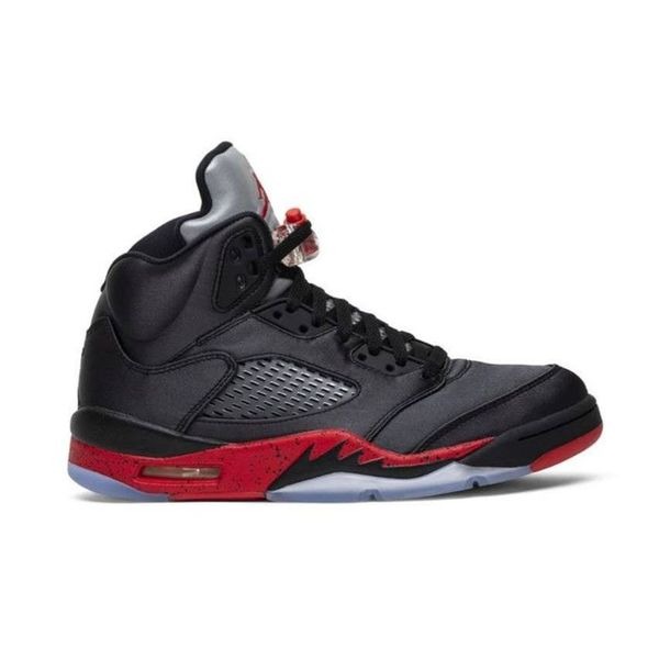 NIKE Air Jordan 5 Retro Satin Bred TD Sneakers Size 10C