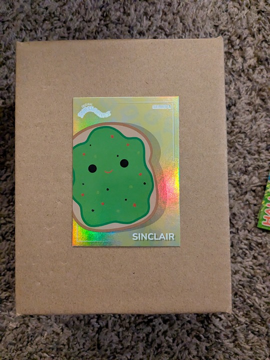 Squishmallows Sinclair Gold Foil Holo #90 Card Panini 2024 Avocado Toast 04/10