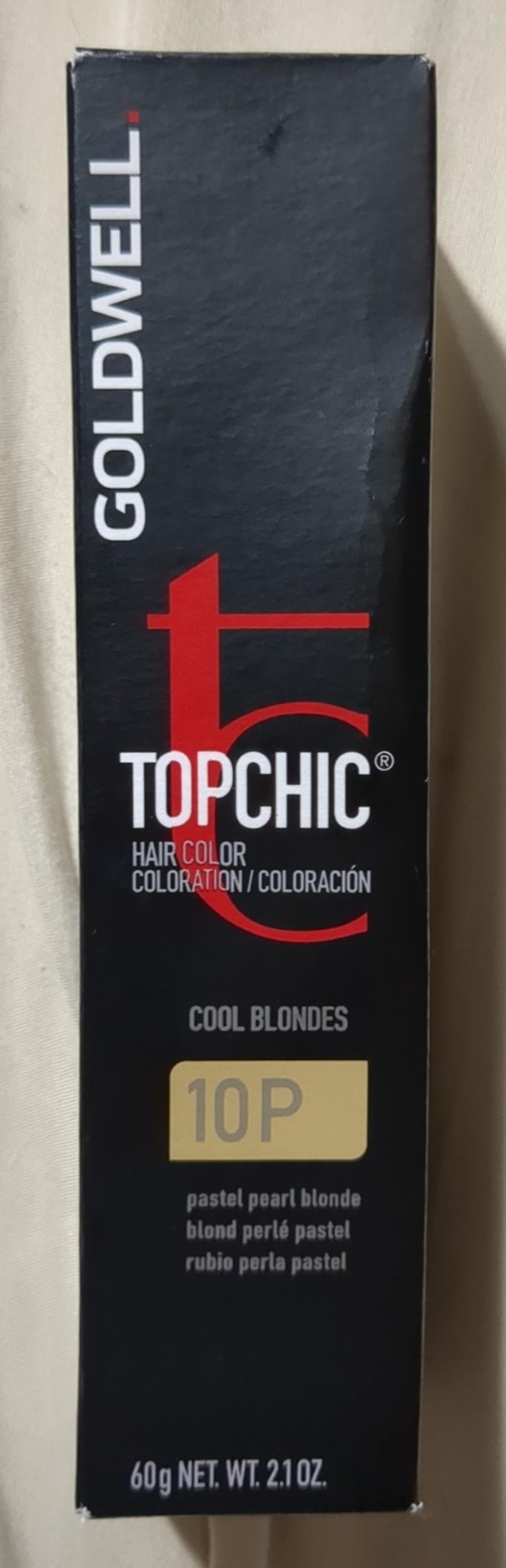 Goldwell Topchic Hair Color Cool Blondes 10P 2.1OZ