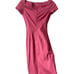 Authentic PRADA Italy Designer Rose Mauve Matte Dress