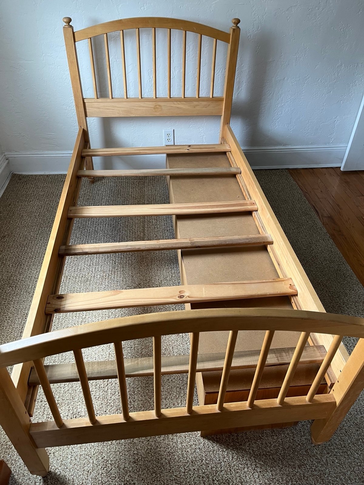 Solid Wood Twin Bed