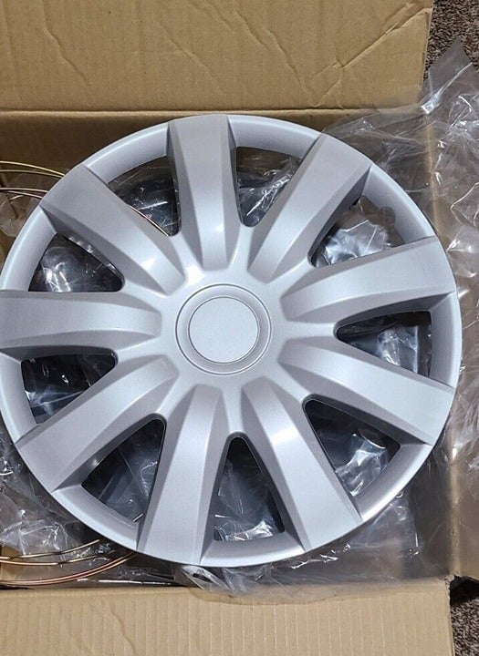 Silver Hub Caps for Toyota 15 WCHC-61133-15SL CF80-1175-15” 505 PS SET OF 4