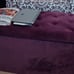 Berry/purple foldable ottoman