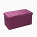 Berry/purple foldable ottoman