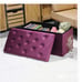 Berry/purple foldable ottoman