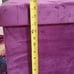 Berry/purple foldable ottoman