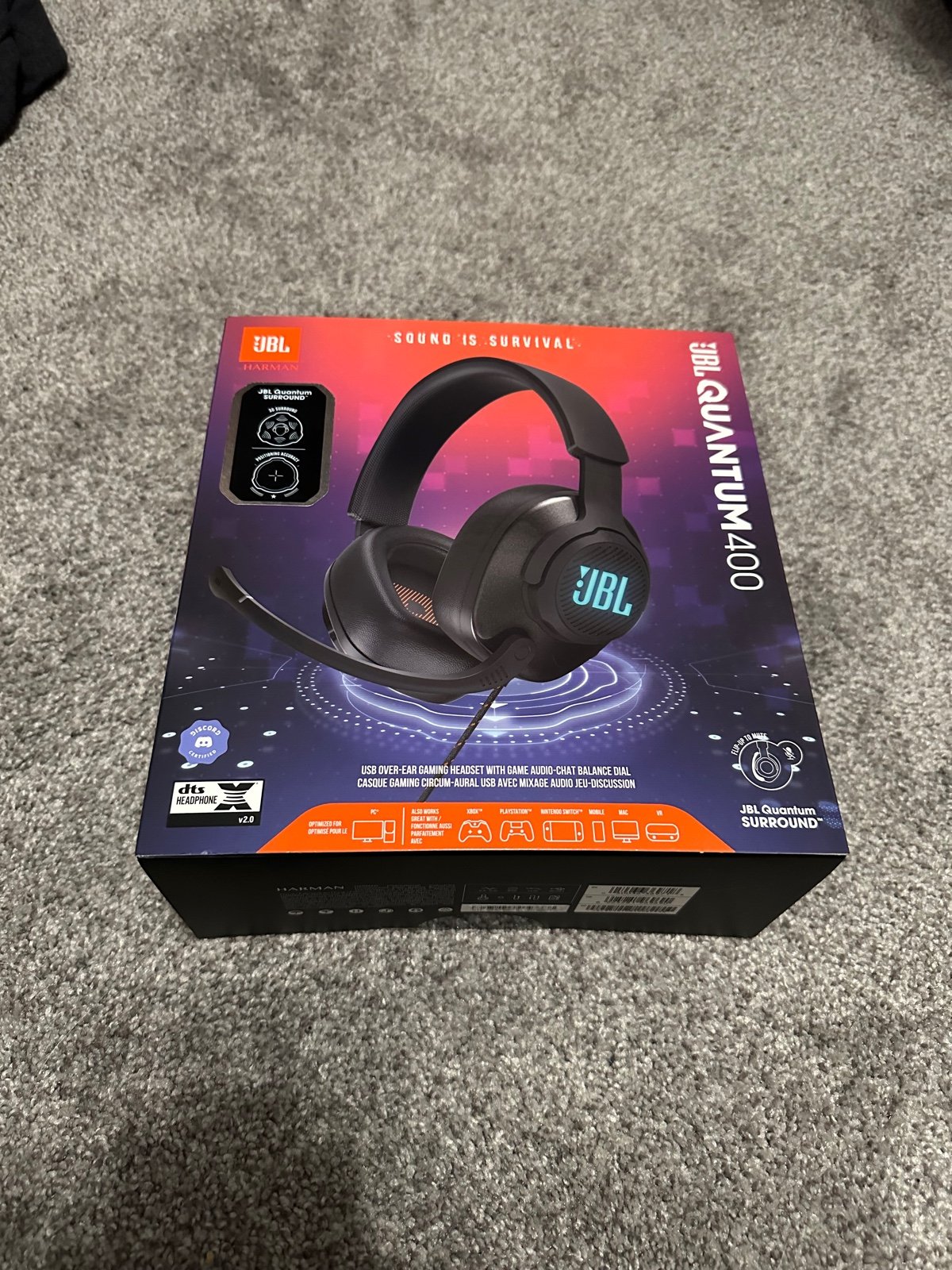 JBL Quantum 400 Gaming Headset