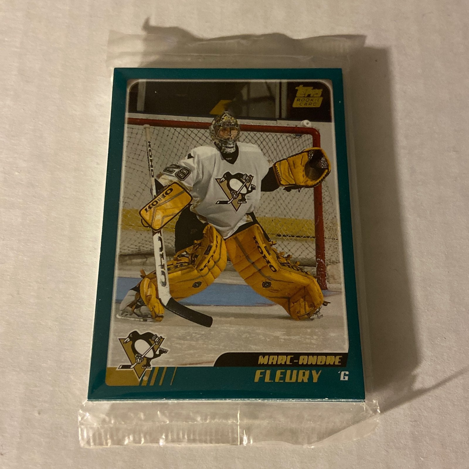2003-04 Topps REDEMPTION ROOKIE NHL HOCKEY SET MARC-ANDRE FLEURY BERGEREON RC
