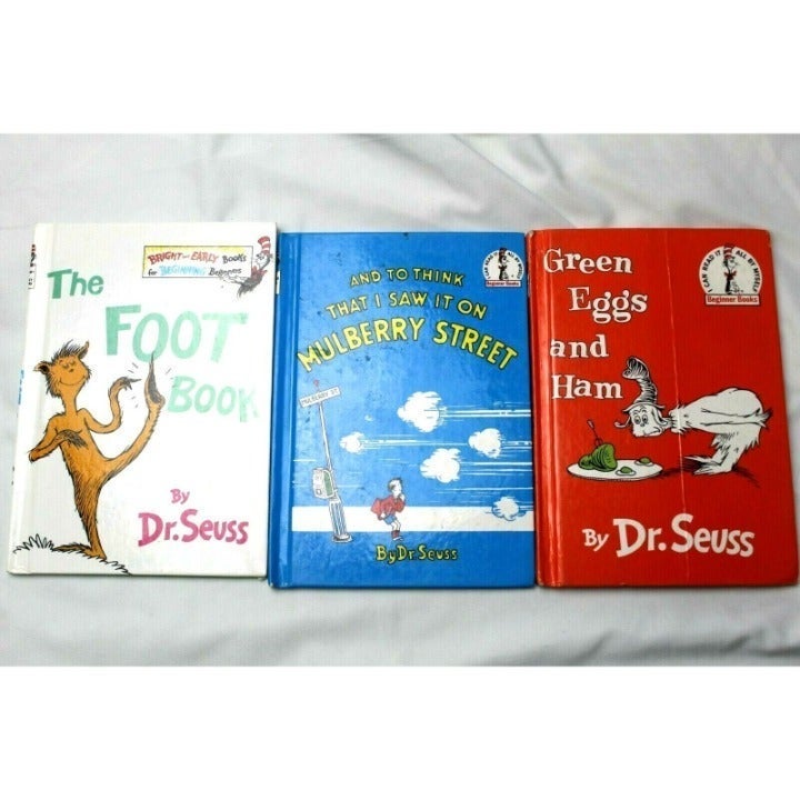 Lot Of 3 Dr. Suess Books- see pics-0 get