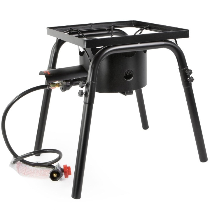 High Pressure BBQ Gas Camping Stove Burner Regulator 20 PSI Adjustable Height