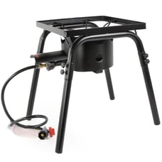 High Pressure BBQ Gas Camping Stove Burner Regulator 20 PSI Adjustable Height