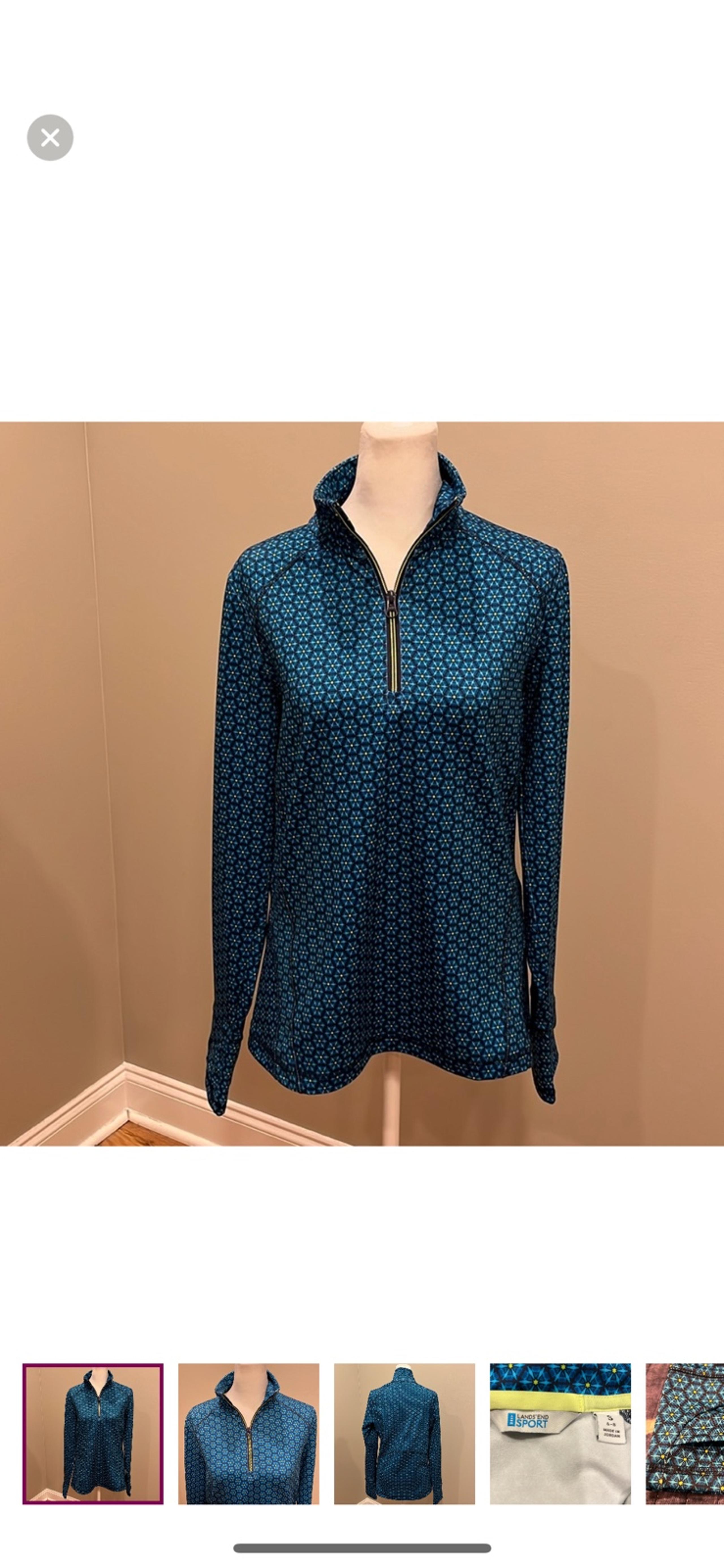 Land’s End Sport Long Sleeve Athletic Jacket