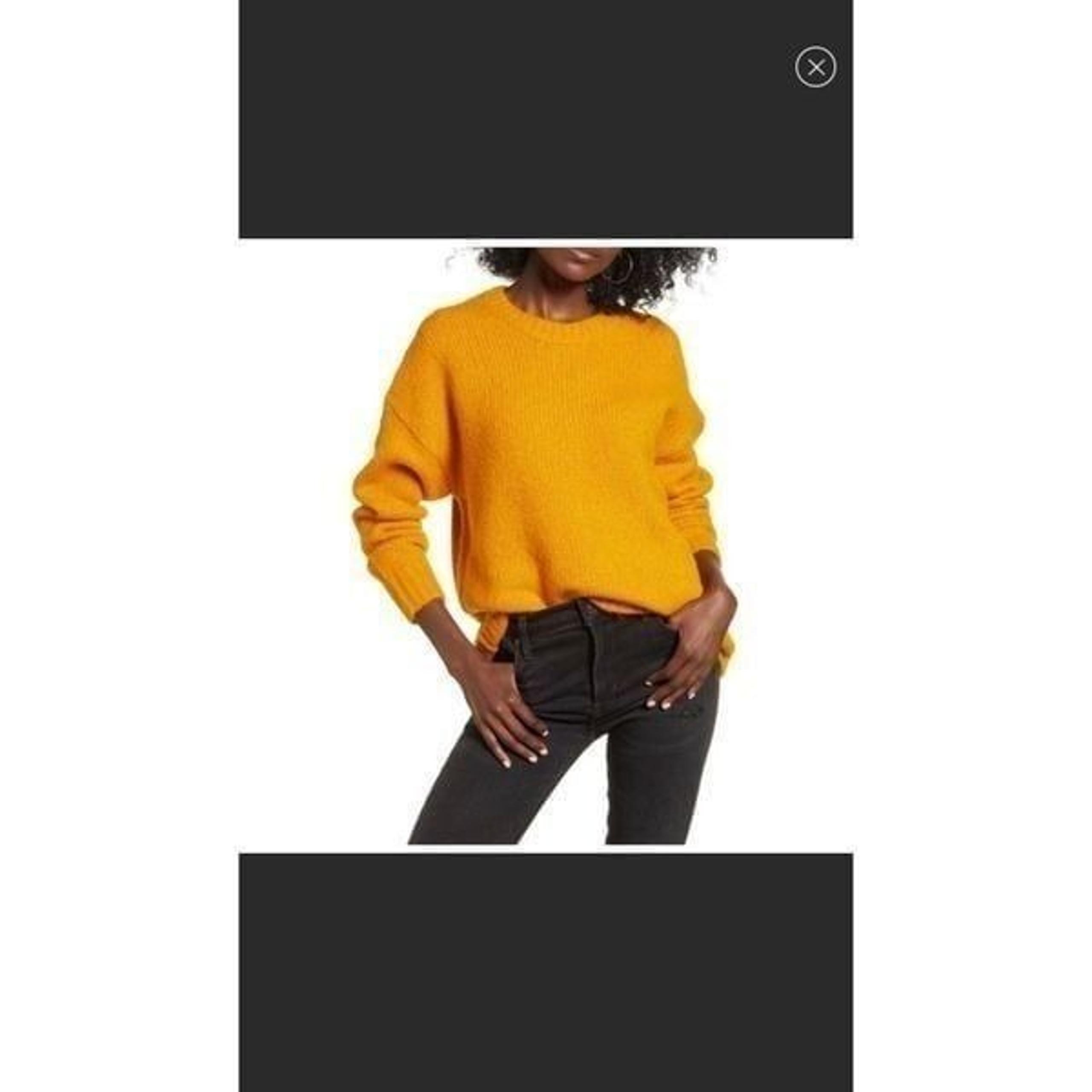 Cotton Emporium Easy Rib Trim Sweater