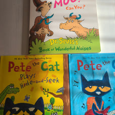 Pete the cat & dr seuss book bundle