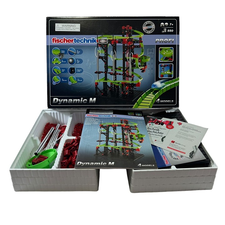 Fischertechnik 533872 Profi Dynamic M Ball Track Building Set STEM Building Toy