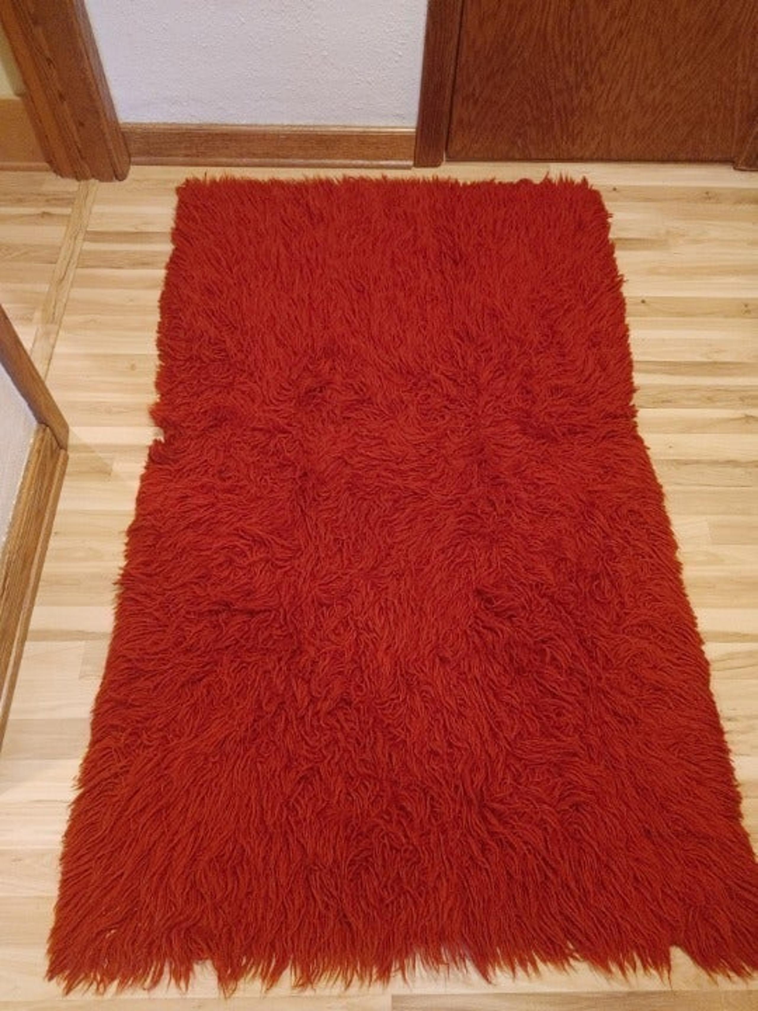 Urban Outfitters Flokati Wool Shag Rug