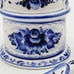 Porcelain Gzhel Cup Glass Holder crystal lead glass tea spoon set Signed