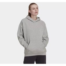 Adidas Women's Size 2XL All SZN Fleece Boyfriend Hoodie Grey Heather HN4207