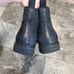 Blondo Waterproof Grant Black Nubuck Leather Chelsea Zip Ankle Boots Booties 8
