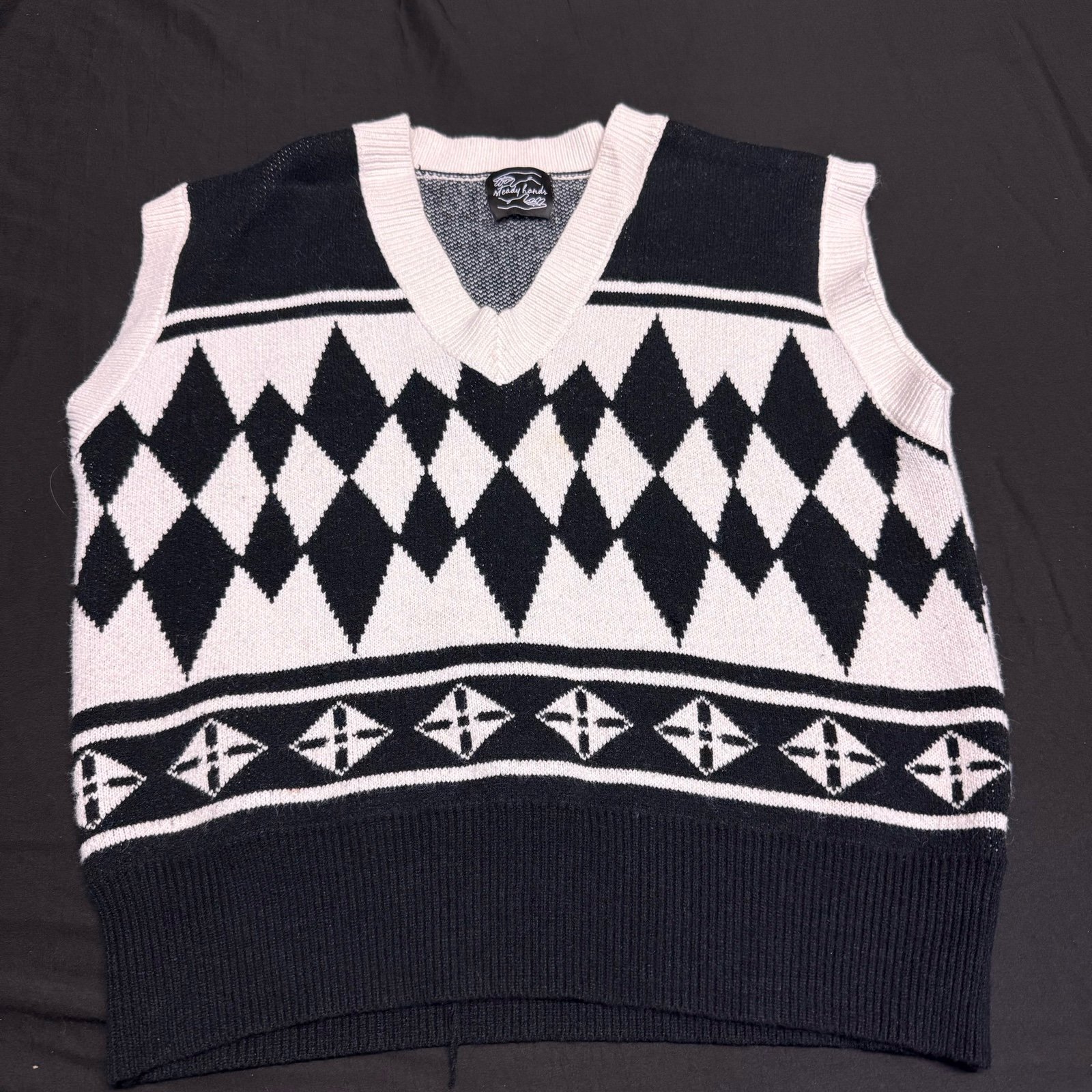 Steady Hands Black and White Draken Tokyo Revengers Vest S/M