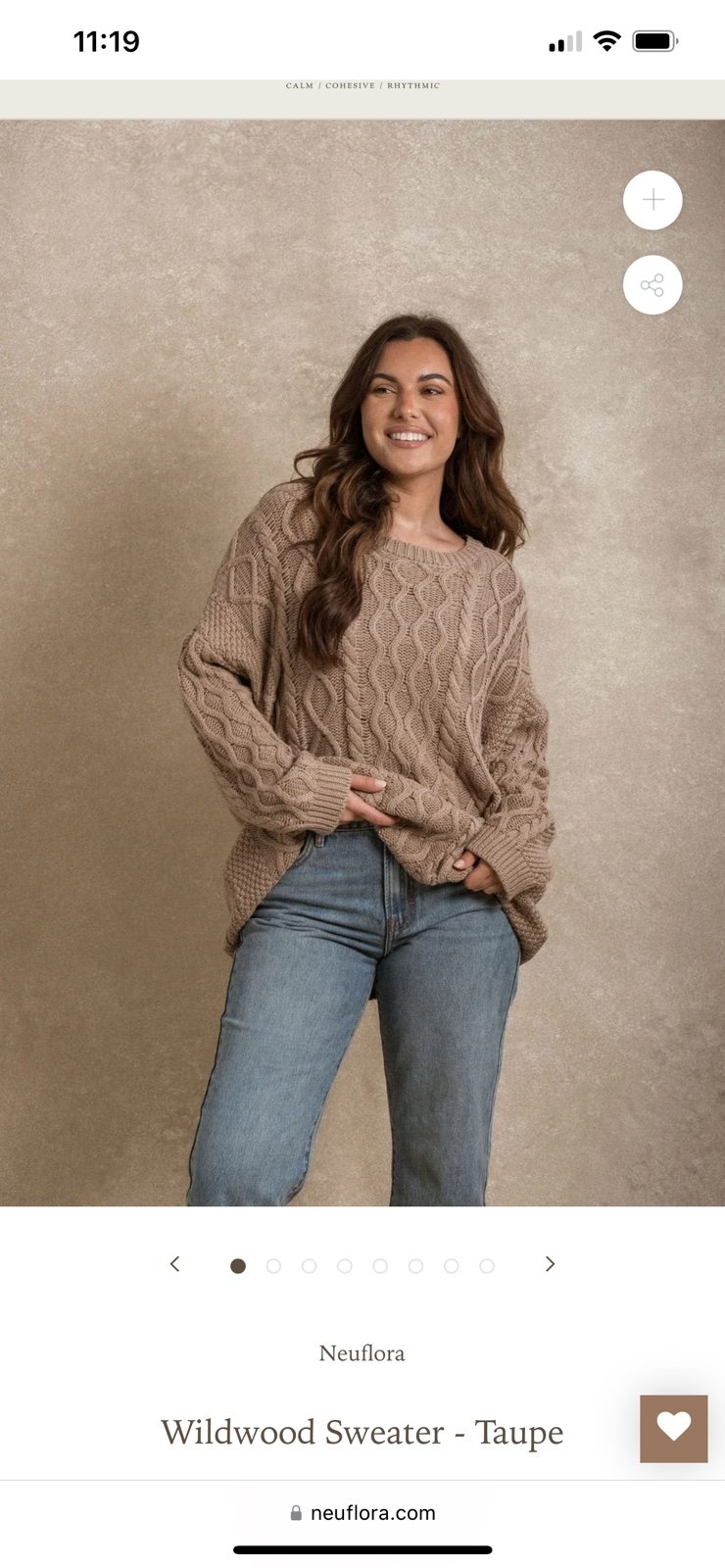 Neuflora Wildwood Sweater - Taupe