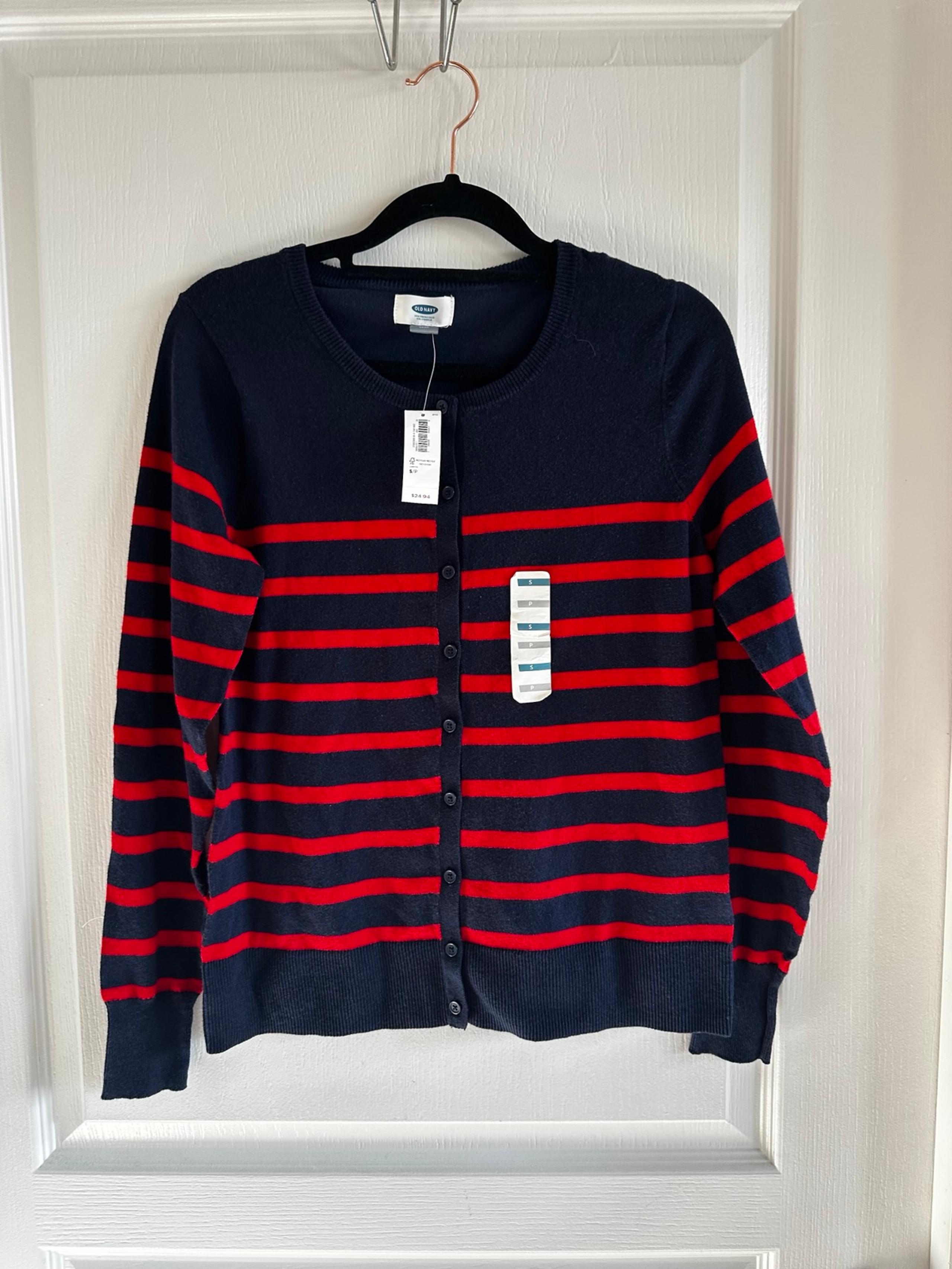 Old Navy Women’s Striped Button-Up Cardigan