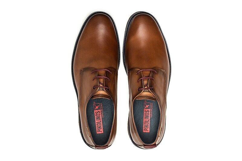 PIKOLINOS Men's SALOU M9M-4201C1-CUE RO Brown Leather Lace Up Oxford 45 11 11.5