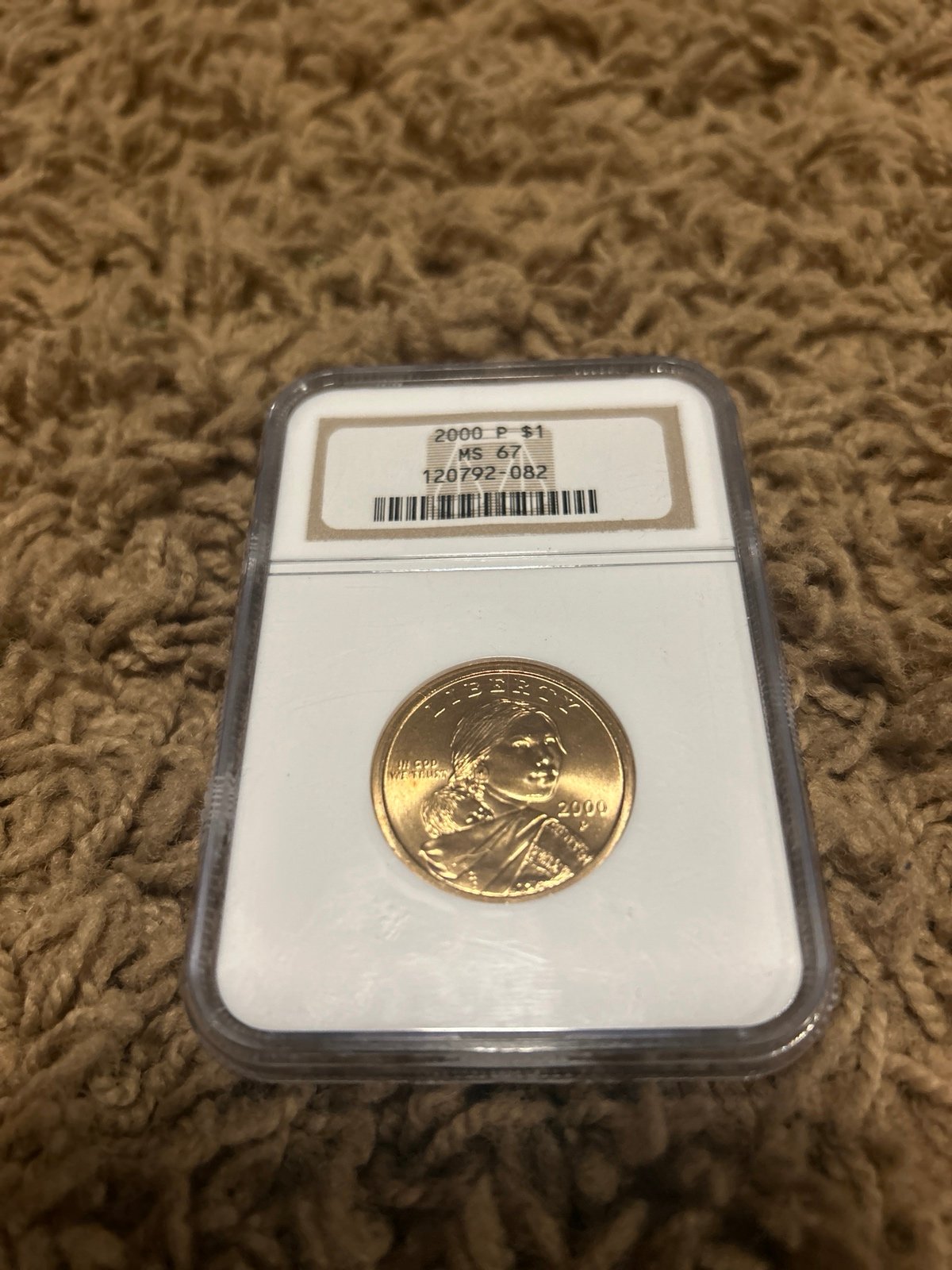2000 Philadelphia 1 MS 67 Sacajawea collectors coin