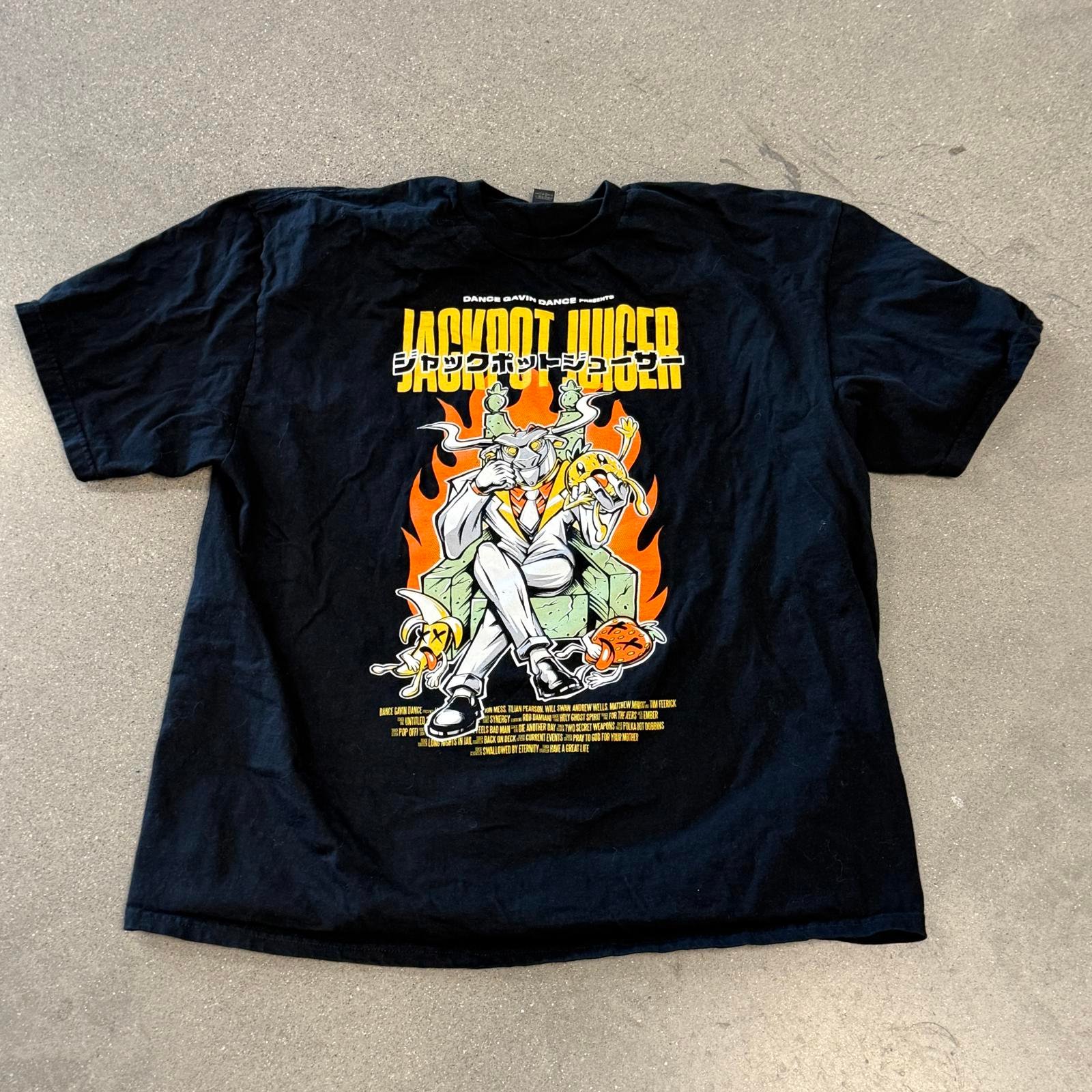 Rare Dance Gavin Dance Jackpot Juicer Anime 3XL Mens T Shirt