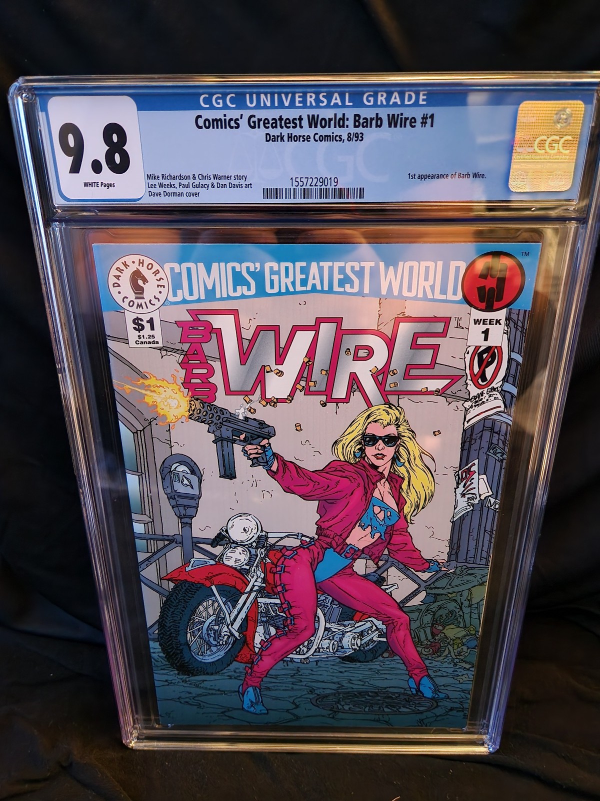 Comics Greatest World: Barb Wire 1 CGC 9.8