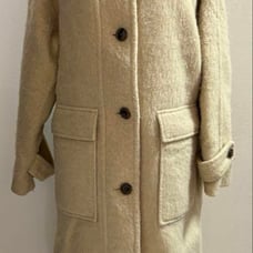 Ray BEAMS / Shaggy Stand Collar Coat