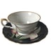 Vintage Grace China Charleston orchid vine China cup and saucer Japan
