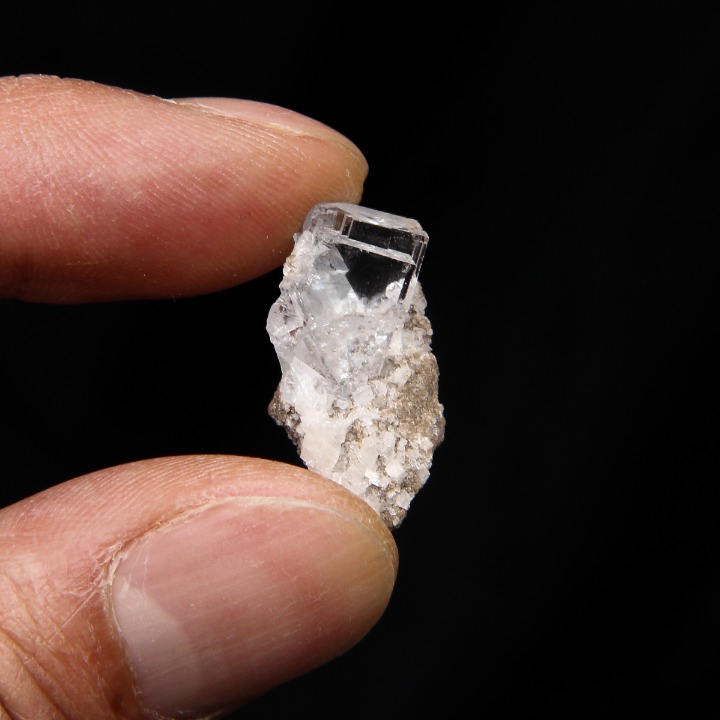 25.2mm Fluorite on Dolomite Matrix - Walworth Quarry, Walworth NY, USA