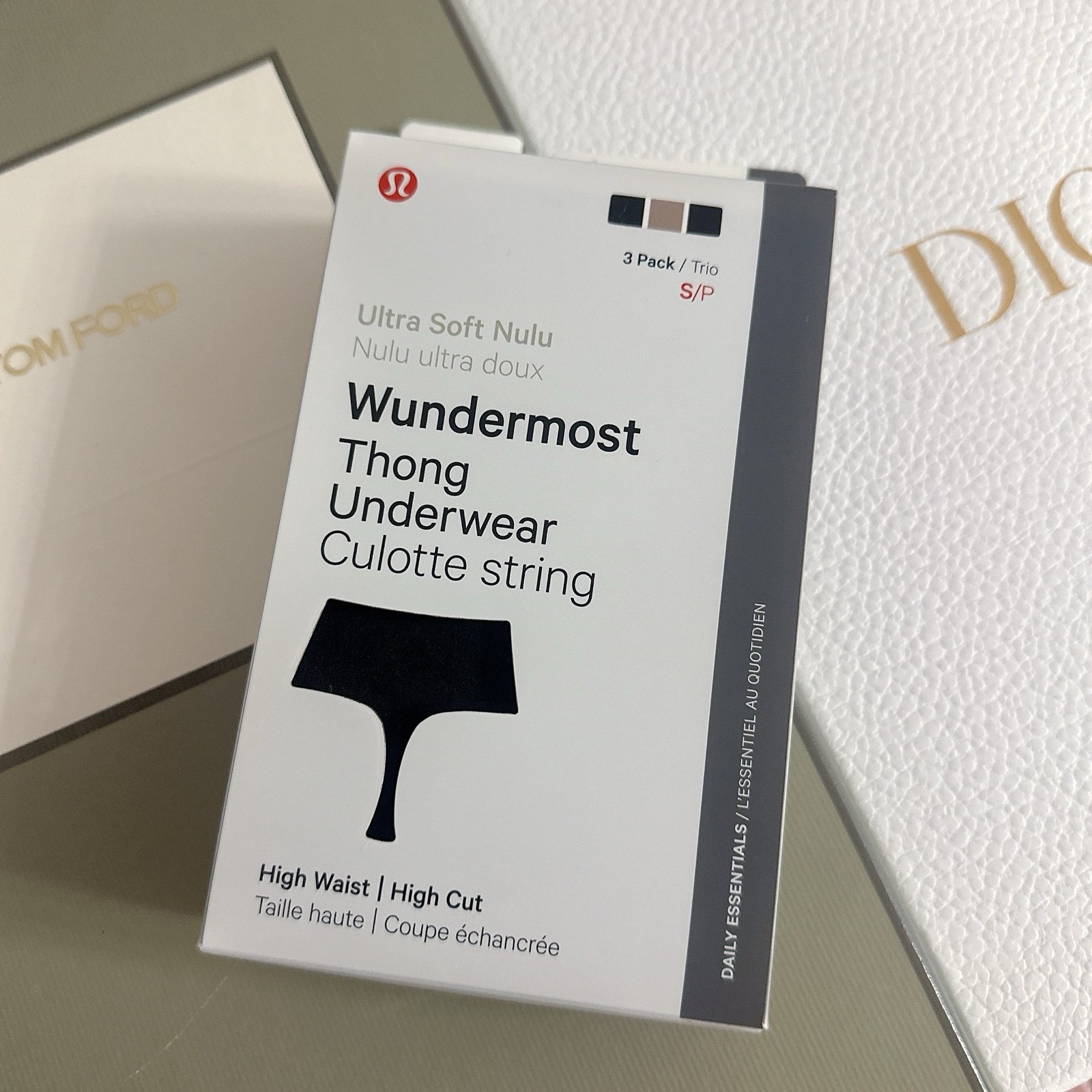 Lululemon Wundermost Thong Underwear Culotte String 3PACK (New & Sealed)