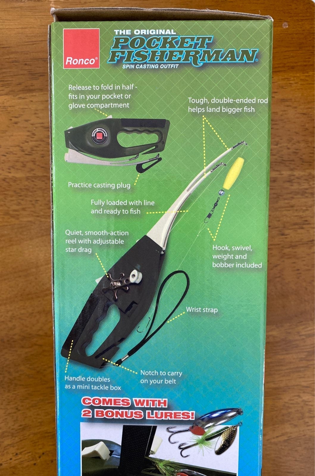 Ronco Pocket portable fishing pole